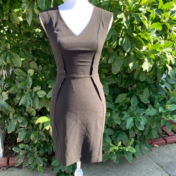 H&M Little Black Dress Size 2 Zipper Back - Picture 2 of 9